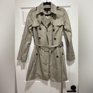 Banana Republic Trench Coat, Size XS